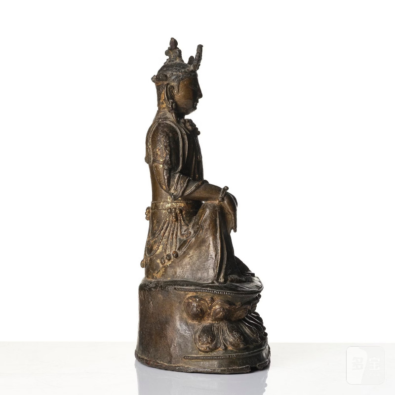 A bronze sculpture of Guanyin, - 图5